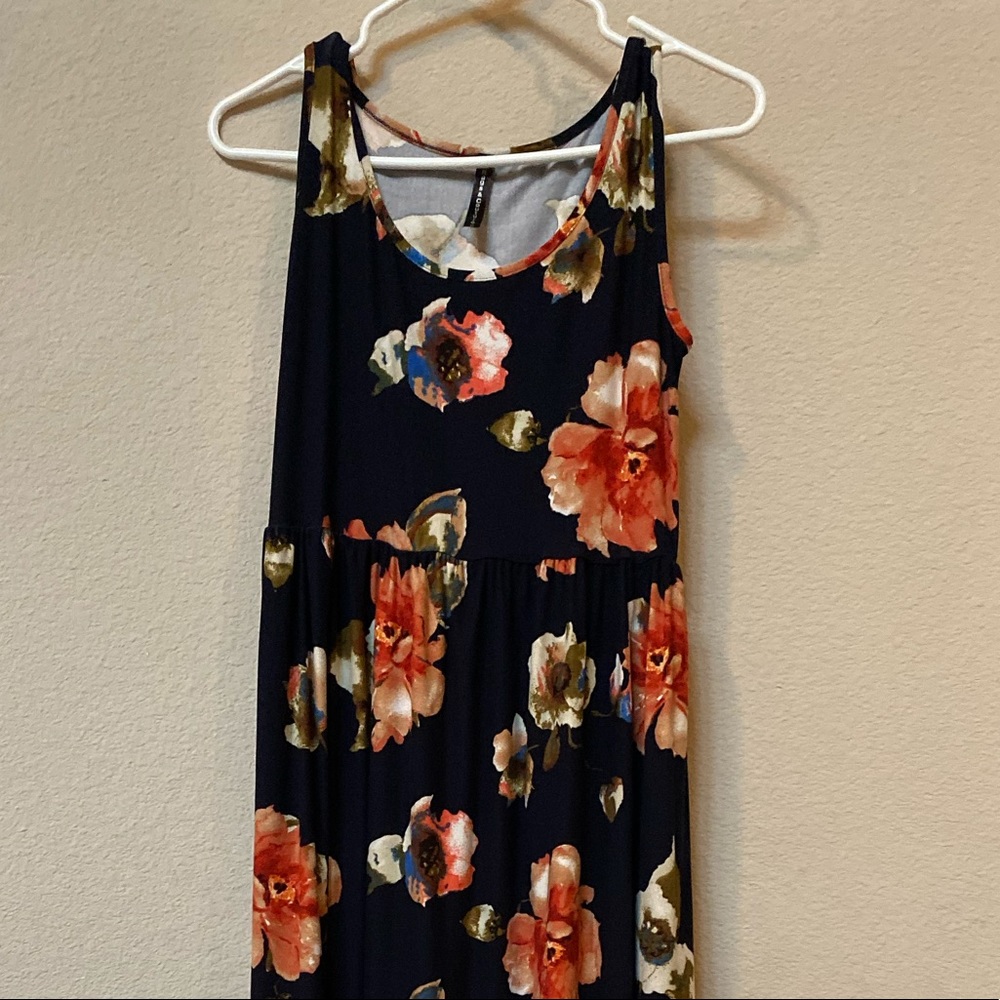 Maternity Floral Maxi Dress